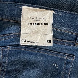 Rag & Bone slim straight leg jeans